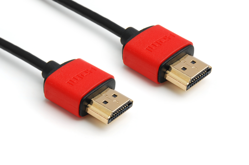 syscomtec Kabel HDMI1.4 HDMI St./ HDMI St. SLIM 0,5m SCT-HDMISLIM-BP-005